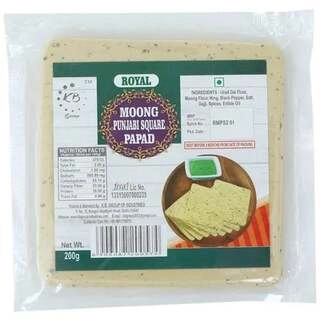 MOONG PUNJABI SQUARE PAPAD 200GM