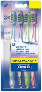 BRUSH SENSITIVE & GUMS EXTRA SOFT 4 PCS