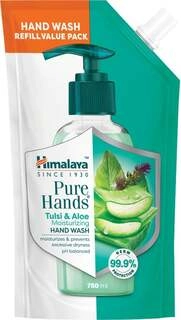 PURE HANDS TULSI & ALOE HAND WASH 750 ML.