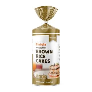 WHOLEGRAIN BROWN RICE CAKES ALL NATURAL UNSALTED 130 GM.