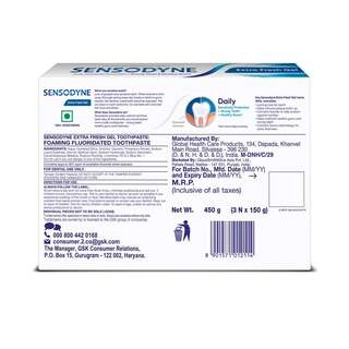 PASTE FRESH GEL 3*150 GM