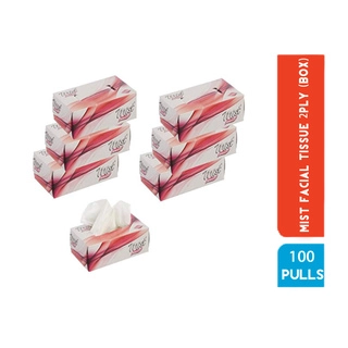 FACIAL TISSUE 2 PLY 100 PULLS (BOX)