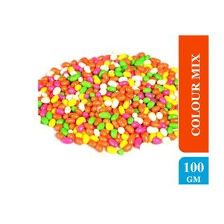 SAUNF COLOUR MIX MOTI 100 GM.