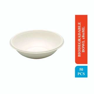 FRESH BIODEGRADABLE BOWL 50 PCS 180ML