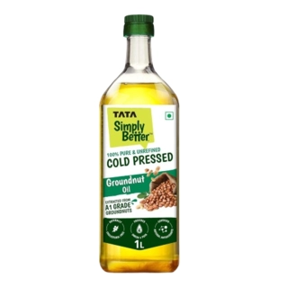 SIMPLY BETTER COLD PRESSED GROUNDNUT OIL 1 LTR