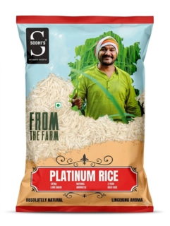 BASMATI RICE PREMIUM RS 140 1 KG(PLATINUM).
