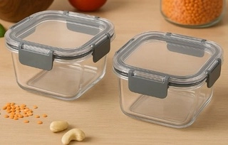 PRESS N LOCK CONTAINER 450 ML.