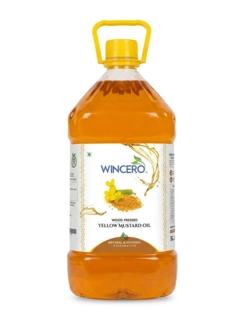 WOOD PRESS YELLOW MUSTARD OIL 5 LTR.