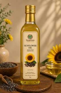 WOOD PRESSED SUNFLOWER OIL 1 LTR