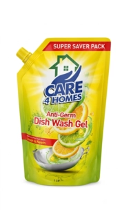 DISH WASH GEL POUCH 1 LTR