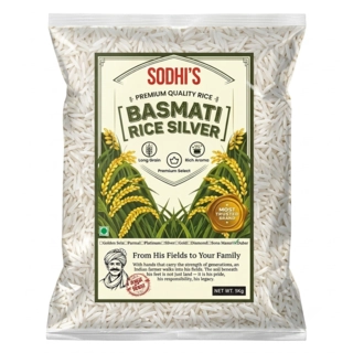 BASMATI RICE 5KG (SILVER).