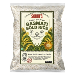BASMATI GOLD RICE 5 KG.