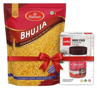 HALDIRAM BHUJIYA 1.5 KG + CELL JAR 1.5 LTR COMBO