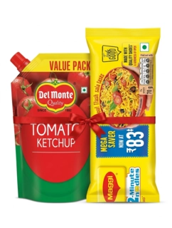 DEL MONTE TOMATO KETCHUP+MAGGI NDLS 6PACK COMBO