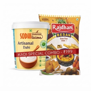 RAJDHANI BESAN 1 KG +SODHILICIOUS CURD 1KG COMBO