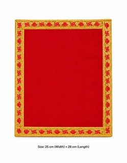 Pooja Chowki Aasan Cloth Small 1 PC.