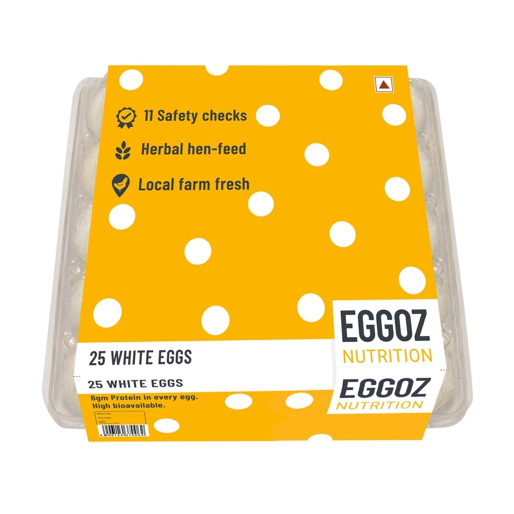 Sodhis : EGGOZ PREMIUM WHITE 25 PACK