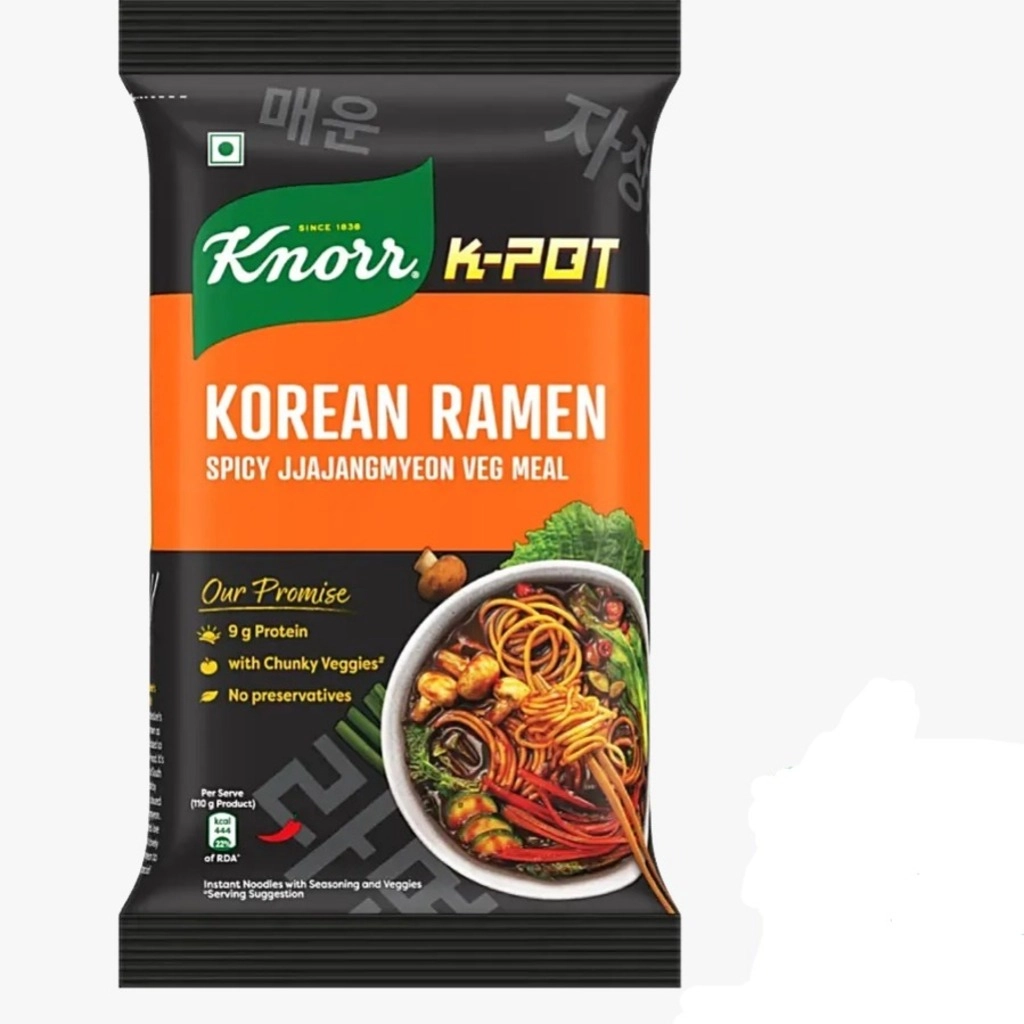 K Pot Korean Ramen Spicy Jjajangmyeon Veg Meal noodle