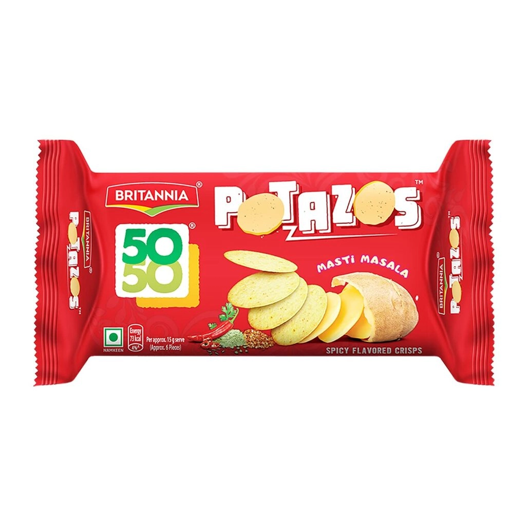 50 50 Potazos Masti Masala Crisps