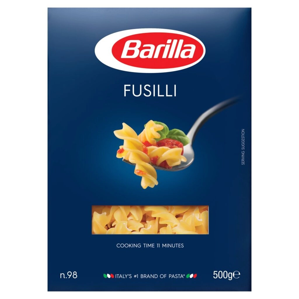 Fusilli Durum Wheat Semolina N98 Pasta