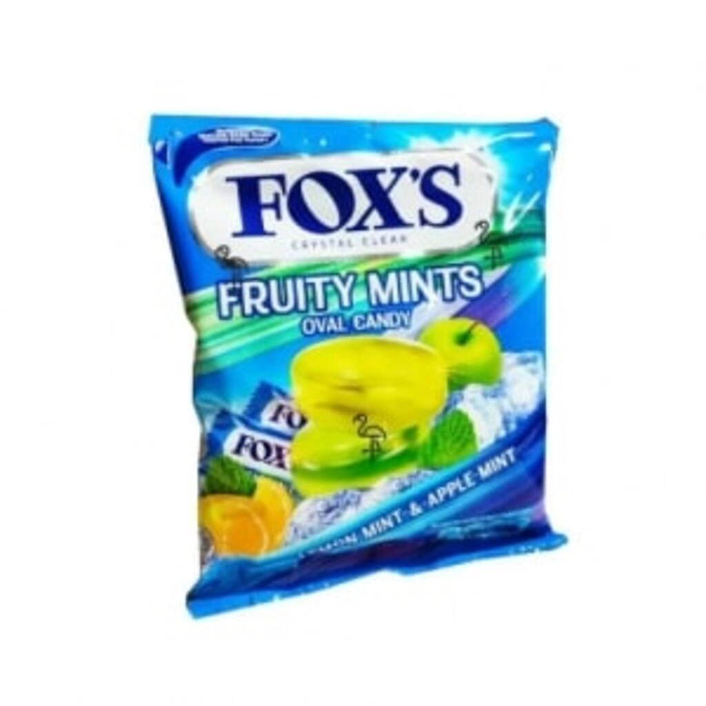 Crystal Clear Fruity Mints Oval Candy Lemon Mint & Apple Mint