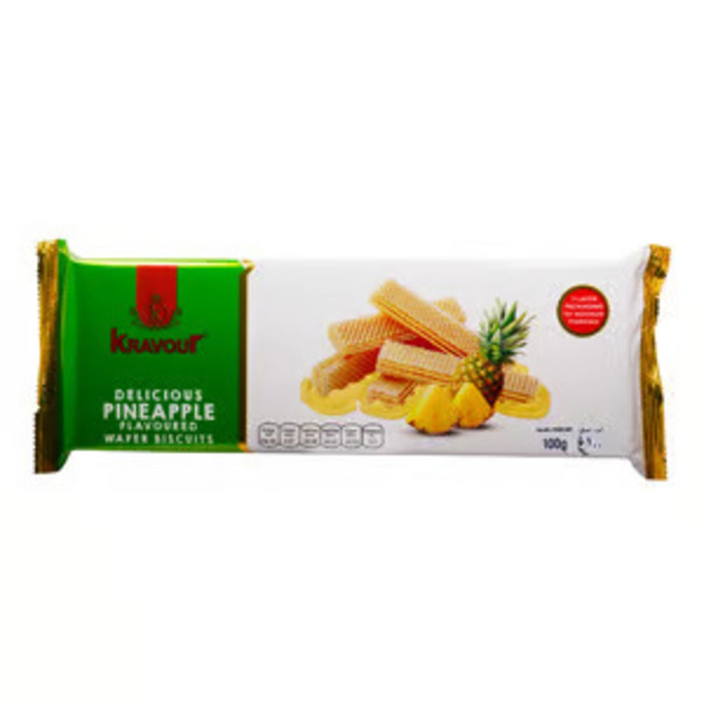 Wafer Biscuit With Pineapple Flavour
