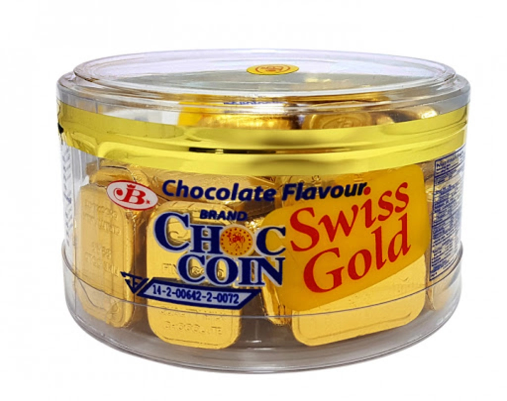 Choc Coin Swiss Gold
