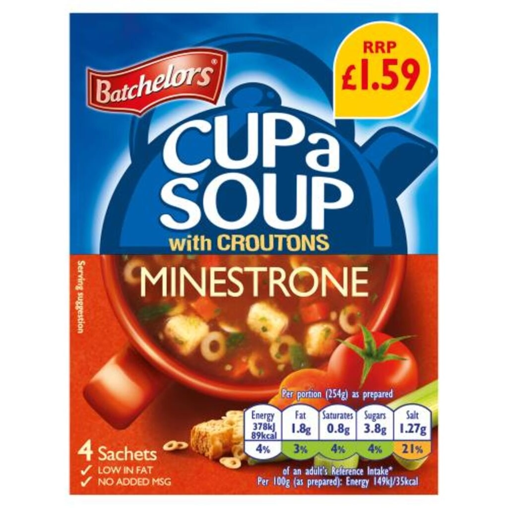 Cup a Soup with Croutons Minestrone