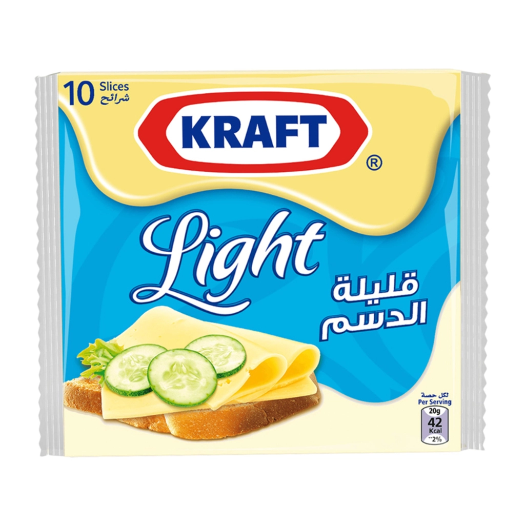 Light Cheese Slices 10pc