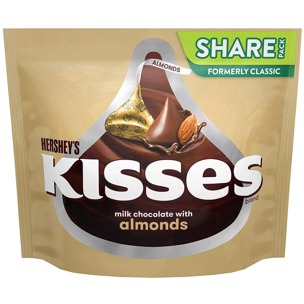Harsheys Kisses Milk Chocolate With Almonds