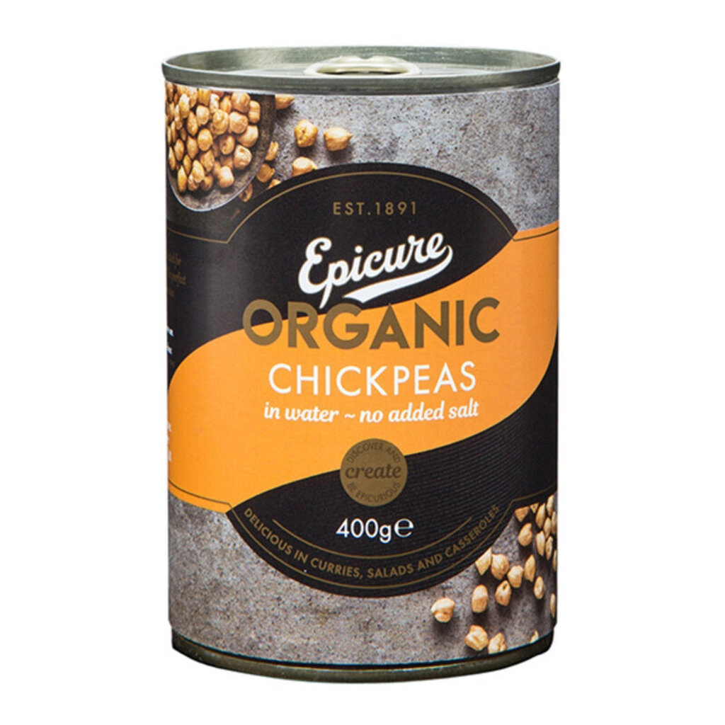 Organic Chick Peas In Water
