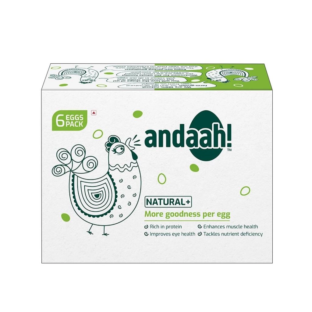 Egg Natural 6 Pcs