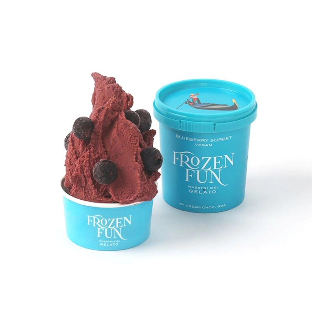 Blueberry Sorbet Ice Cream