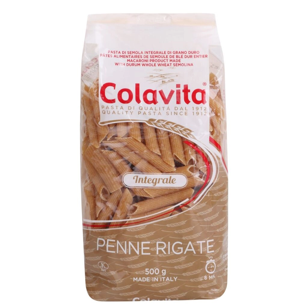 Penne Rigate Whole Wheat Pasta