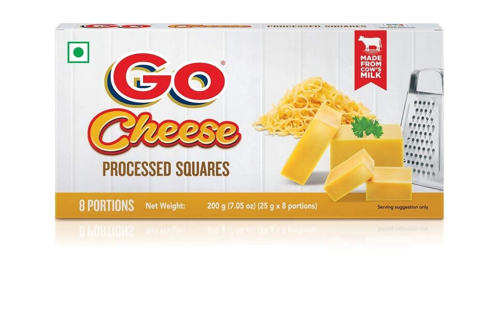 Processed Squares 8 Portions Cheese