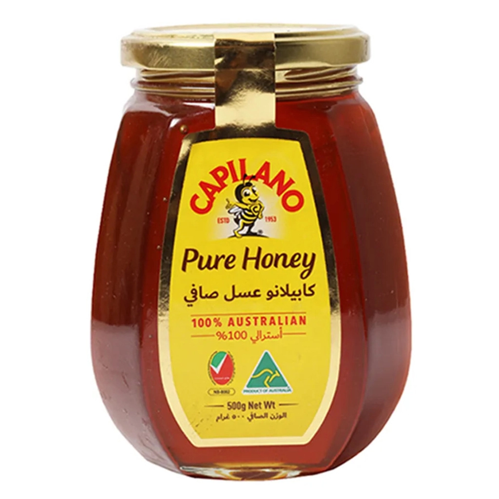 Australian Pure Honey Glass Jar