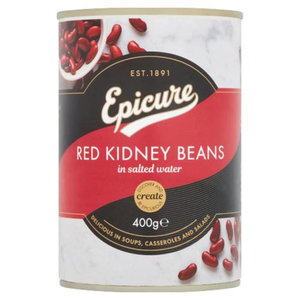 Organic Red Kidney Beans In Salted Water