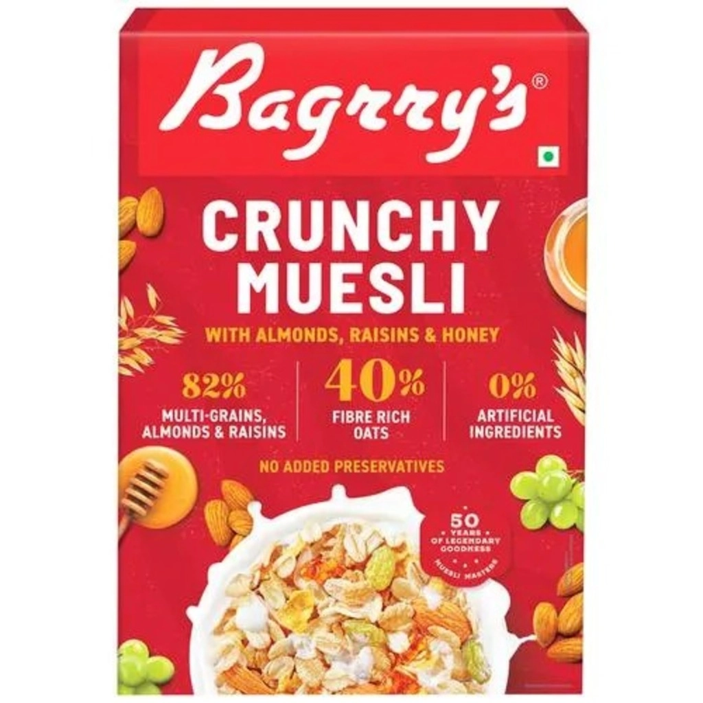 Crunchy Muesli With Almonds, Raisins & Honey