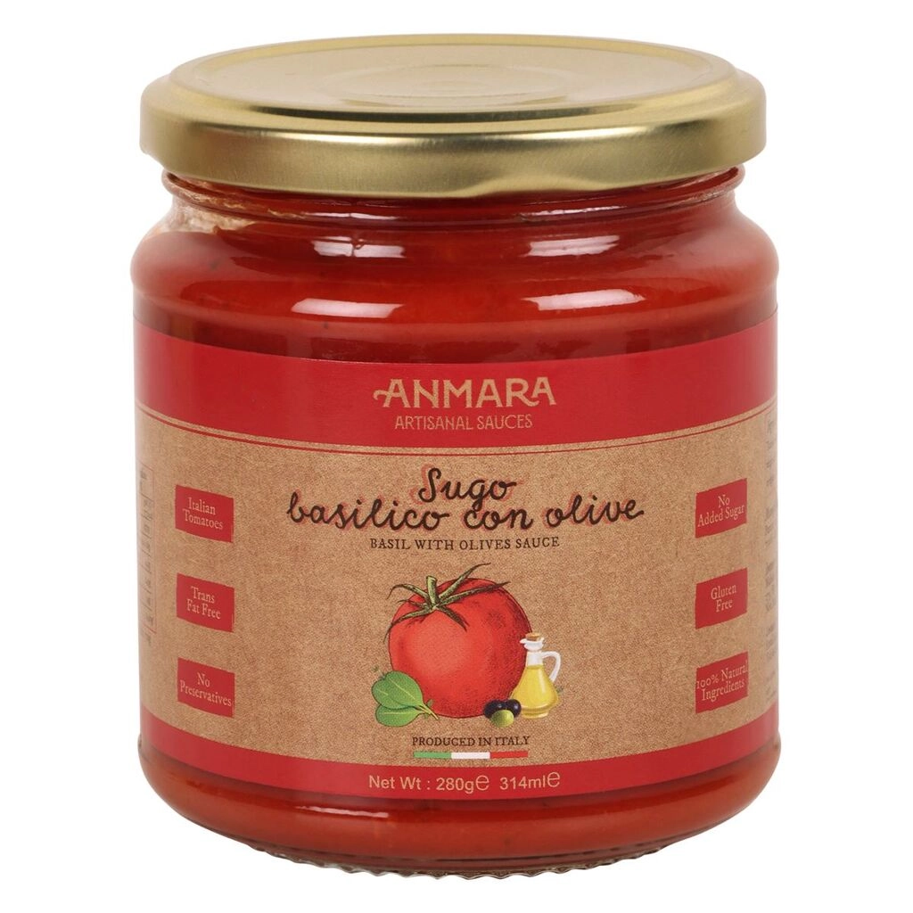 Sugo Basilico Con Olive Sauce
