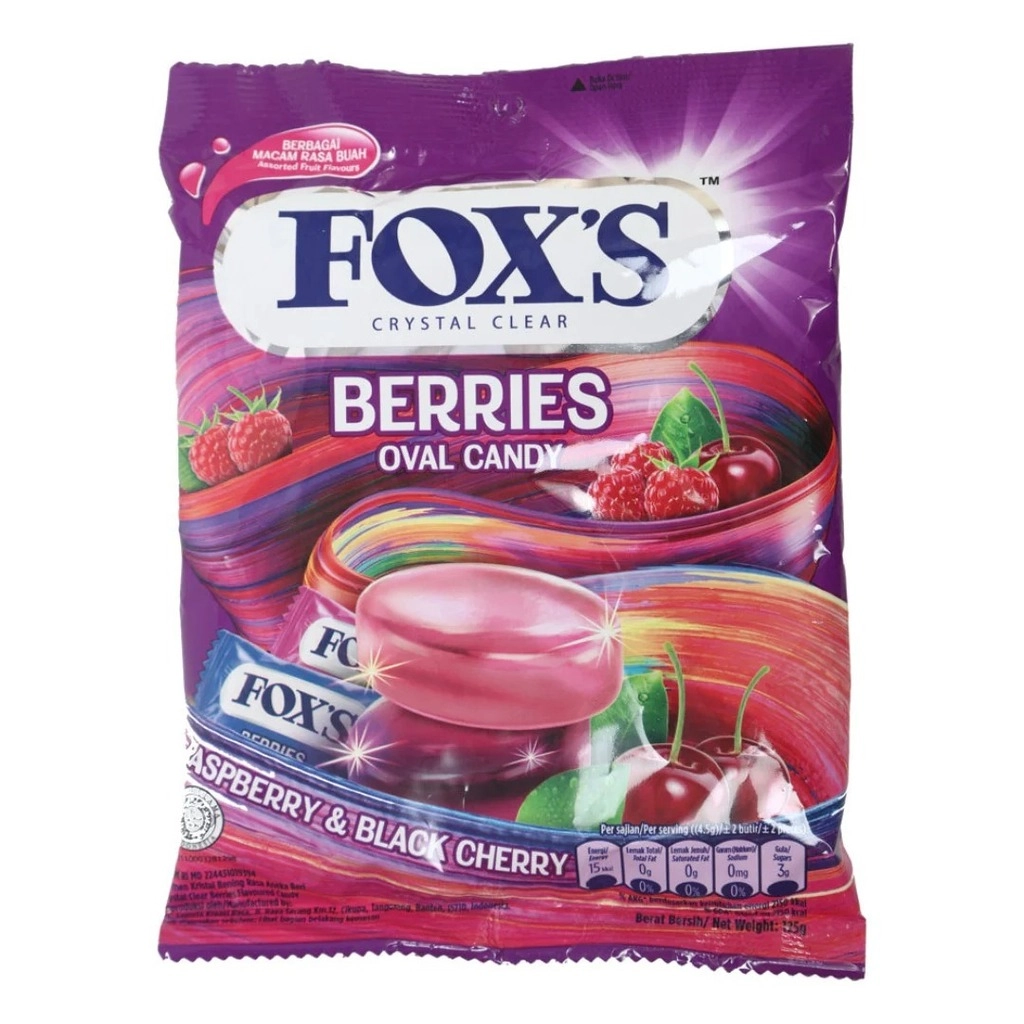Crystal Clear Berries Oval Candy
