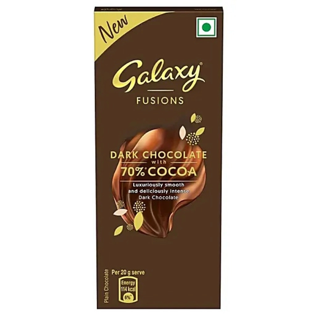 Fusions Dark Chocolate Bar With 70%