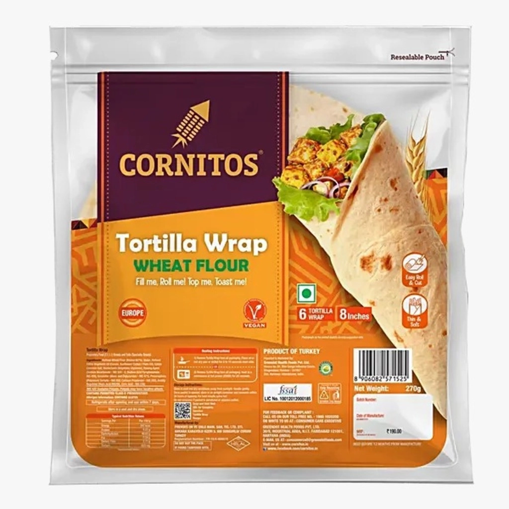 Wheat Flour Tortilla Wraps 6