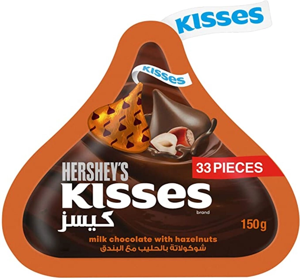 Kisses Milk Chocolate With Hazelnuts