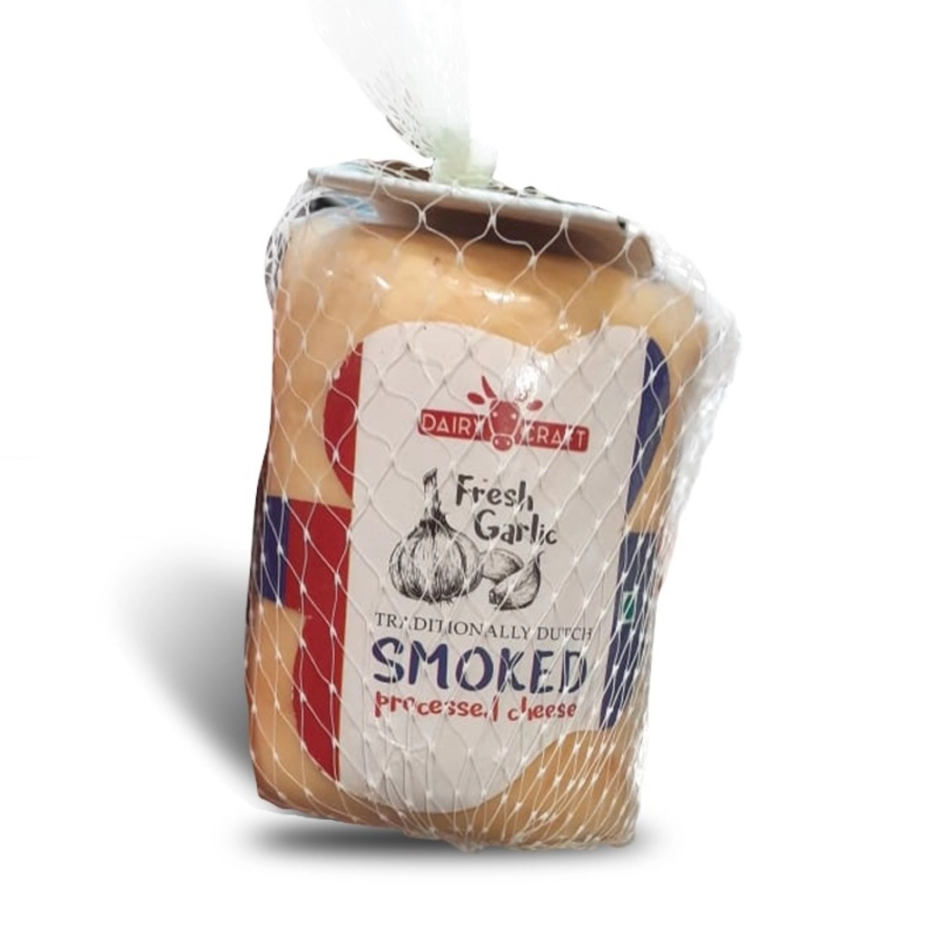 Fresh Garlic Smoked Processed Cheese