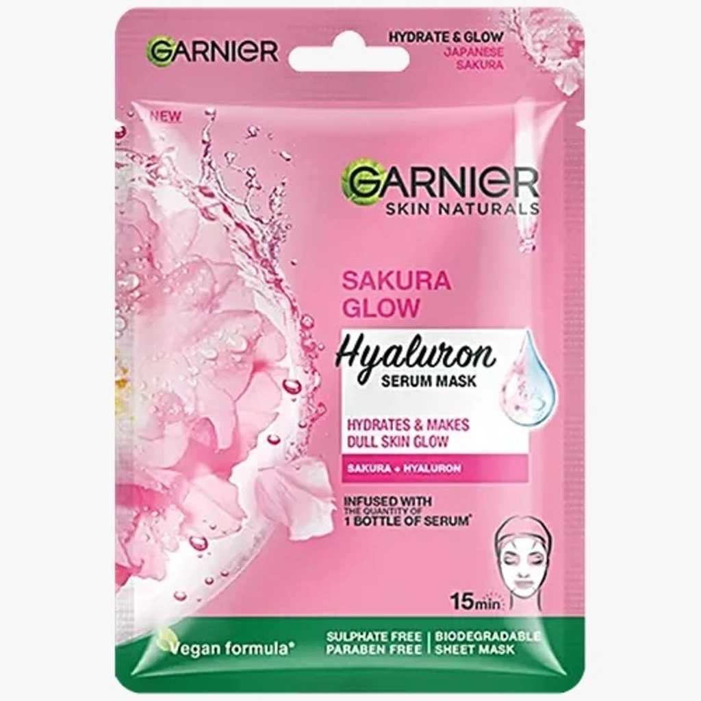 Sakura White Face Serum Sheet Mask Hydrates & Brightens