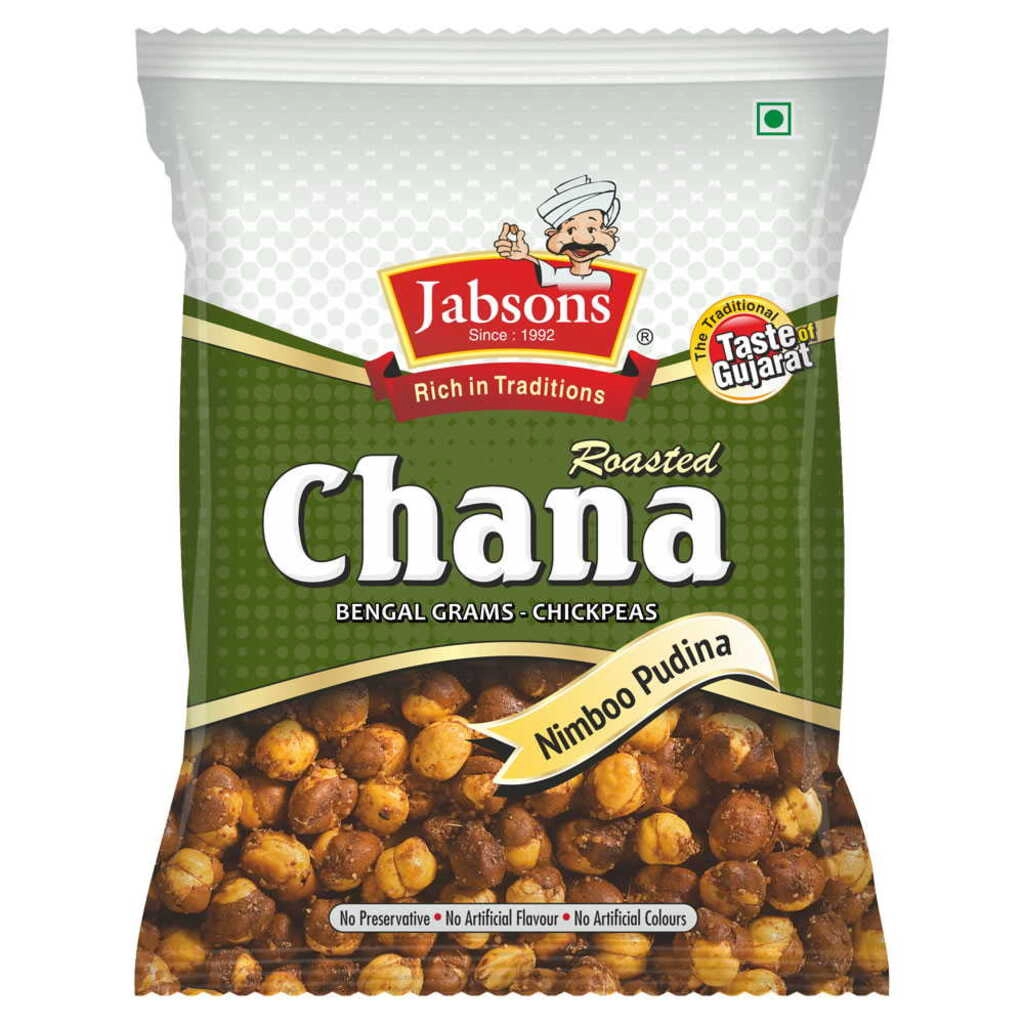 Roasted Chana Nimboo Pudina