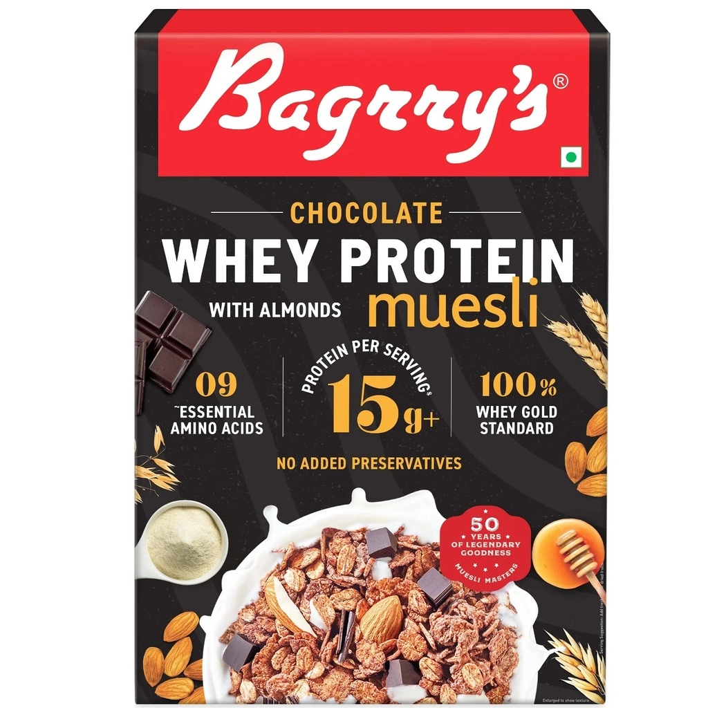 Chocolate Whey Protein Muesli With Almonds