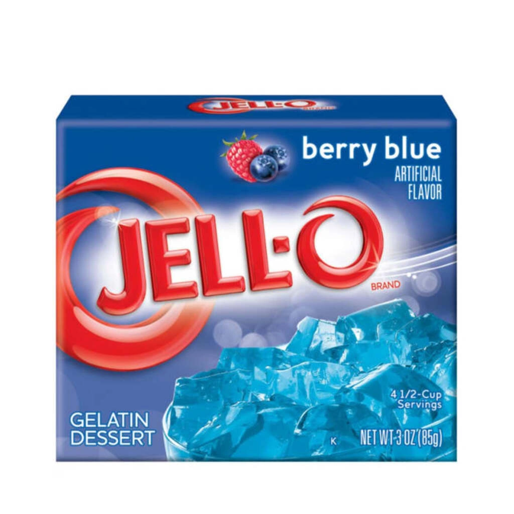 Berry Blue Gelatin Dessert