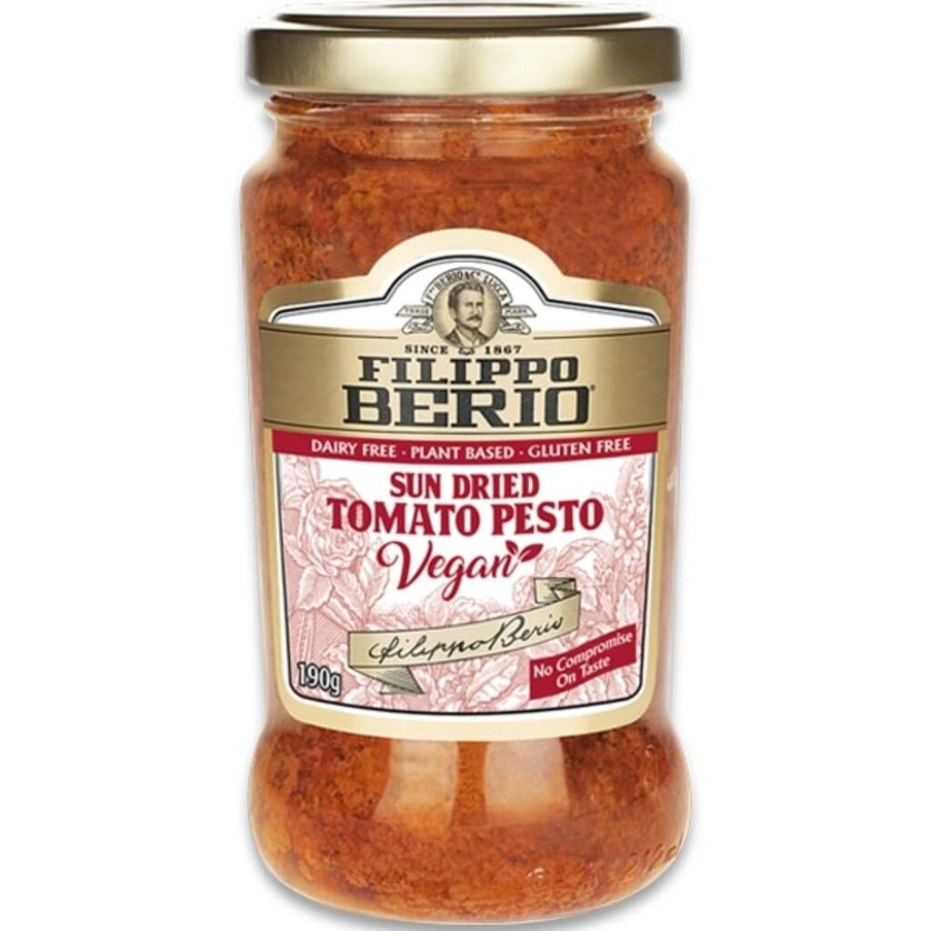 Filippo Berio Vegan Sundried Tomato Pesto
