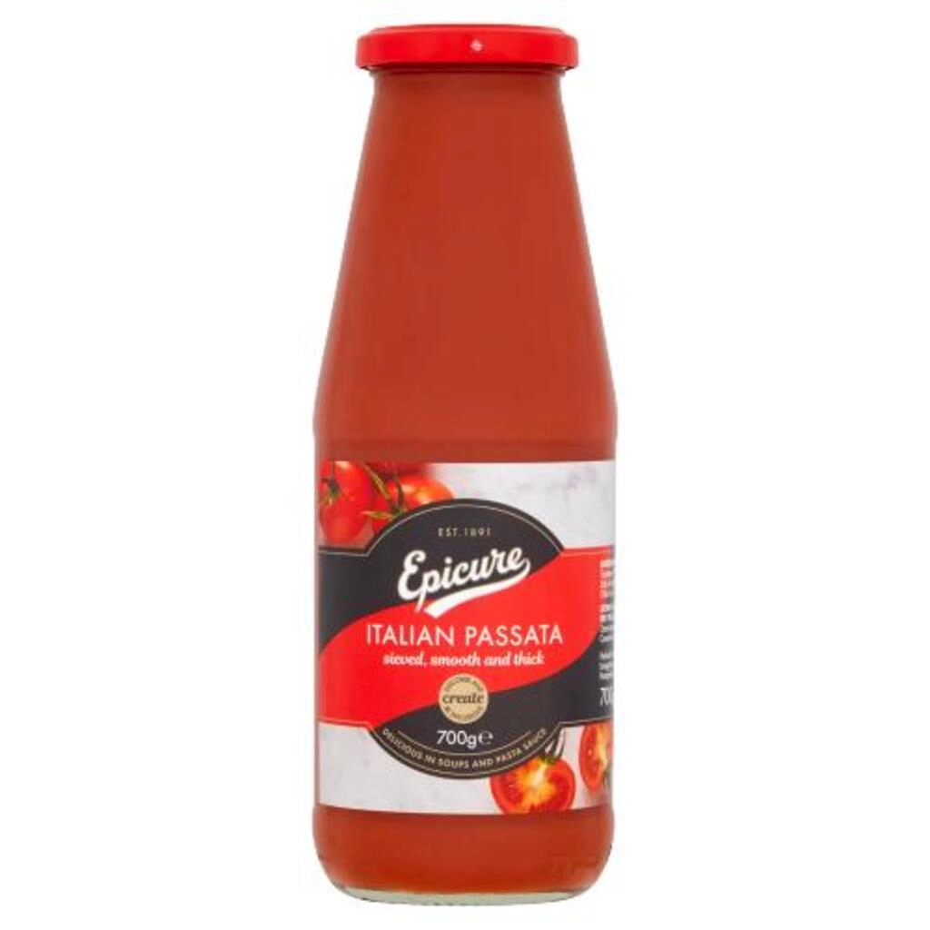 Italian Passata Smooth Thicks Sieved Tomatoes Sauce